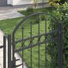 vidaXL Porte de Cl&ocirc;ture Assen Gris 100 x 175 cm Acier enduit de poudre