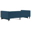 vidaXL Lit de jour avec gigogne sans matelas bleu 100x200 cm