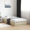 vidaXL Cadre de lit sans matelas avec lumi&egrave;res LED 75x190 cm