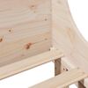 vidaXL Cadre de lit sans matelas 140x200 cm bois massif de pin