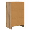 vidaXL Tables de chevet 2 pcs Ch&ecirc;ne artisanal 40 x 30 x 467 cm
