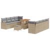 vidaXL Ensemble de canap&eacute; de jardin 11 pc 10-Nombre de places