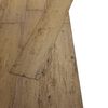 vidaXL Planches de plancher PVC Non auto-adh&eacute;sif 4,46 m&sup2; Marron noyer
