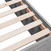 vidaXL Cadre de lit sans matelas sonoma gris 135x190 cm