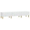 vidaXL Meuble TV 147 x 34,5 x 30 cm Blanc Bois d'ing&eacute;nierie