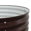 vidaXL Jardinière surélevée Marron 320 x 80 x 81 cm Acier