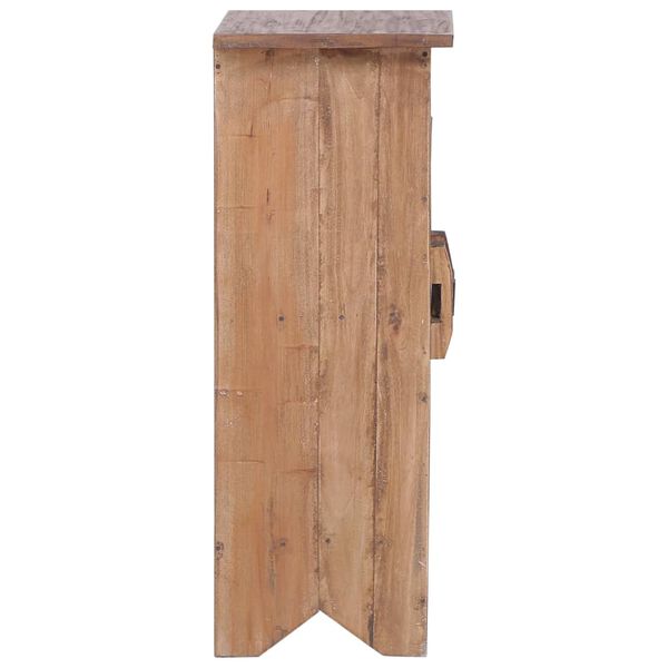 vidaXL Table de chevet 43x31x80 cm bois de r&eacute;cup&eacute;ration m&eacute;lang&eacute;