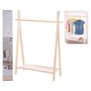 Storage solutions Porte-v&ecirc;tements pour enfants &agrave; 1 niveau Bois de pin
