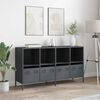 vidaXL Buffet anthracite 135x39x73,5 cm acier laminé à froid