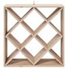 vidaXL &Eacute;tag&egrave;re &agrave; vin 2 pcs Naturel 62 x 25 x 62 cm Pin massif