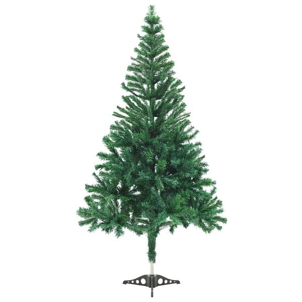 vidaXL Arbre de No&euml;l artificiel pr&eacute;-&eacute;clair&eacute;/boules 120 cm 230 branches