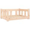 vidaXL Lit pour chien 65,5x50,5x28 cm Bois de pin solide