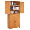 vidaXL Ensemble de meubles de rangement Marron Bois d'ing&eacute;nierie
