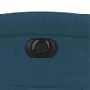 vidaXL Fauteuil inclinable &eacute;lectrique bleu velours