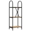 vidaXL &Eacute;tag&egrave;re Ch&ecirc;ne artisanal 40 x 30 x 109 cm Bois d'ing&eacute;nierie