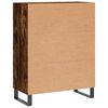 vidaXL Buffet ch&ecirc;ne fum&eacute; 69,5x34x90 cm bois d'ing&eacute;nierie