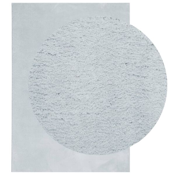 vidaXL Tapis HUARTE à poils courts doux et lavable bleu 120x170 cm