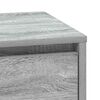 vidaXL Cabinet de chevet avec tiroir 2 pcs Gris 39 x 34,5 x 50 cm