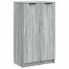 vidaXL Meuble &agrave; chaussures Sonoma gris 59x35x100 cm Bois d'ing&eacute;nierie