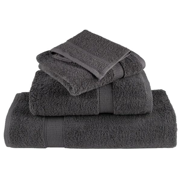vidaXL Ensemble de serviettes de qualit&eacute; sup&eacute;rieure SOLUND 12 pcs