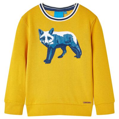 Sweatshirt pour enfants ocre 104