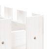 vidaXL Lit sur&eacute;lev&eacute; de jardin design de cl&ocirc;ture 100x50x70cm pin massif