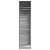 vidaXL Garde-robe gris sonoma 50x50x200 cm bois d'ing&eacute;nierie