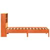 vidaXL Lit biblioth&egrave;que sans matelas cire marron 75x190 cm pin massif