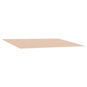 vidaXL Toile de rechange pour auvent Bleu et Orange 350 x 250 cm