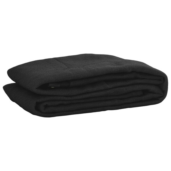 vidaXL Filet de conteneur PEHD 3,5 x 7 m Noir