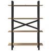 vidaXL &Eacute;tag&egrave;re Ch&ecirc;ne artisanal 100 x 33,5 x 140 cm Bois d'ing&eacute;nierie