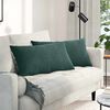 vidaXL Coussins de canap&eacute; 2 pcs Vert fonc&eacute; 80 x 40 cm