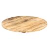 vidaXL Dessus de table Bois de manguier solide Rond 25-27 mm 60 cm