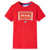 T-shirt pour enfants rouge 92