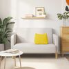 vidaXL Coussin de Dos Jaune clair 45 x 20 x 35 cm tissu