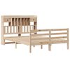 vidaXL Lit biblioth&egrave;que sans matelas 140x190 cm bois de pin massif