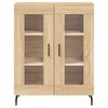 vidaXL Buffet haut Ch&ecirc;ne sonoma 69,5x34x180 cm Bois d'ing&eacute;nierie