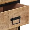 vidaXL Buffet 70x35x70 cm bois de manguier brut massif