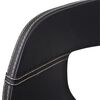 vidaXL Chaises &agrave; manger lot de 4 noir bois courb&eacute; et similicuir
