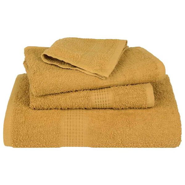 vidaXL Essuie-mains FROGN 4 pcs dor&eacute; 50x100 cm 360 g/m&sup2;