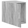 vidaXL Armoire murale sonoma gris 30x42,5x40 cm bois d'ing&eacute;nierie