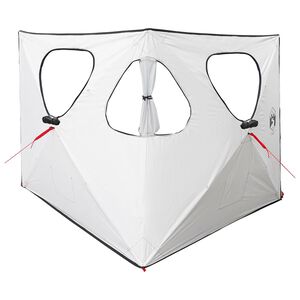 vidaXL Tente de Chasse 145 x 145 x 150 cm Blanc Occultant