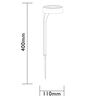 Luxform Lampes de jardin &agrave; LED solaires AYR Orange 2 pcs Noir