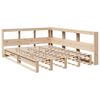 vidaXL Lit biblioth&egrave;que sans matelas 160x200 cm bois massif de pin