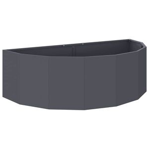 vidaXL Jardini&egrave;re Anthracite 120 x 60 x 35 cm Acier