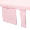 vidaXL Serviettes de Transat 2 pcs Rose 210 x 75 cm