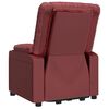 vidaXL Fauteuil Rouge bordeaux Similicuir