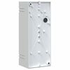 vidaXL Applique murale d'ext&eacute;rieur argent&eacute; acier inoxydable