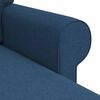 vidaXL Canap&eacute; Bleu Dimensions globales: 215 x 138 x 80 cm (l x P x H)