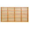 vidaXL Tapis de bain Uni Marron 100 x 53 cm bois